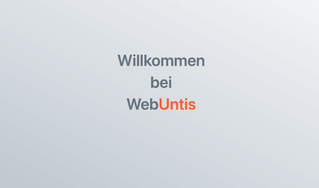Willkommen bei WebUntis