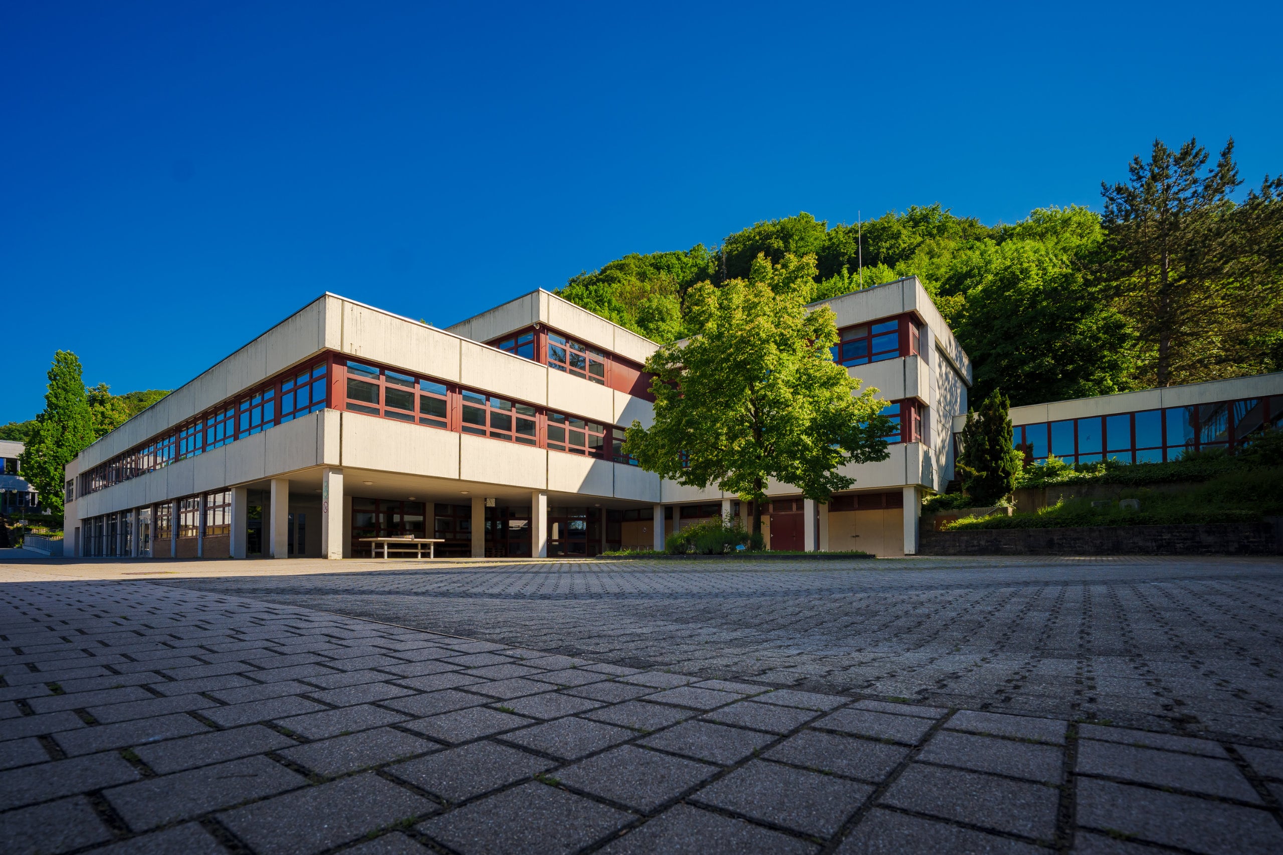 Gewerbliche Schule Kuenzelsau GWKuen Gebäude außen
